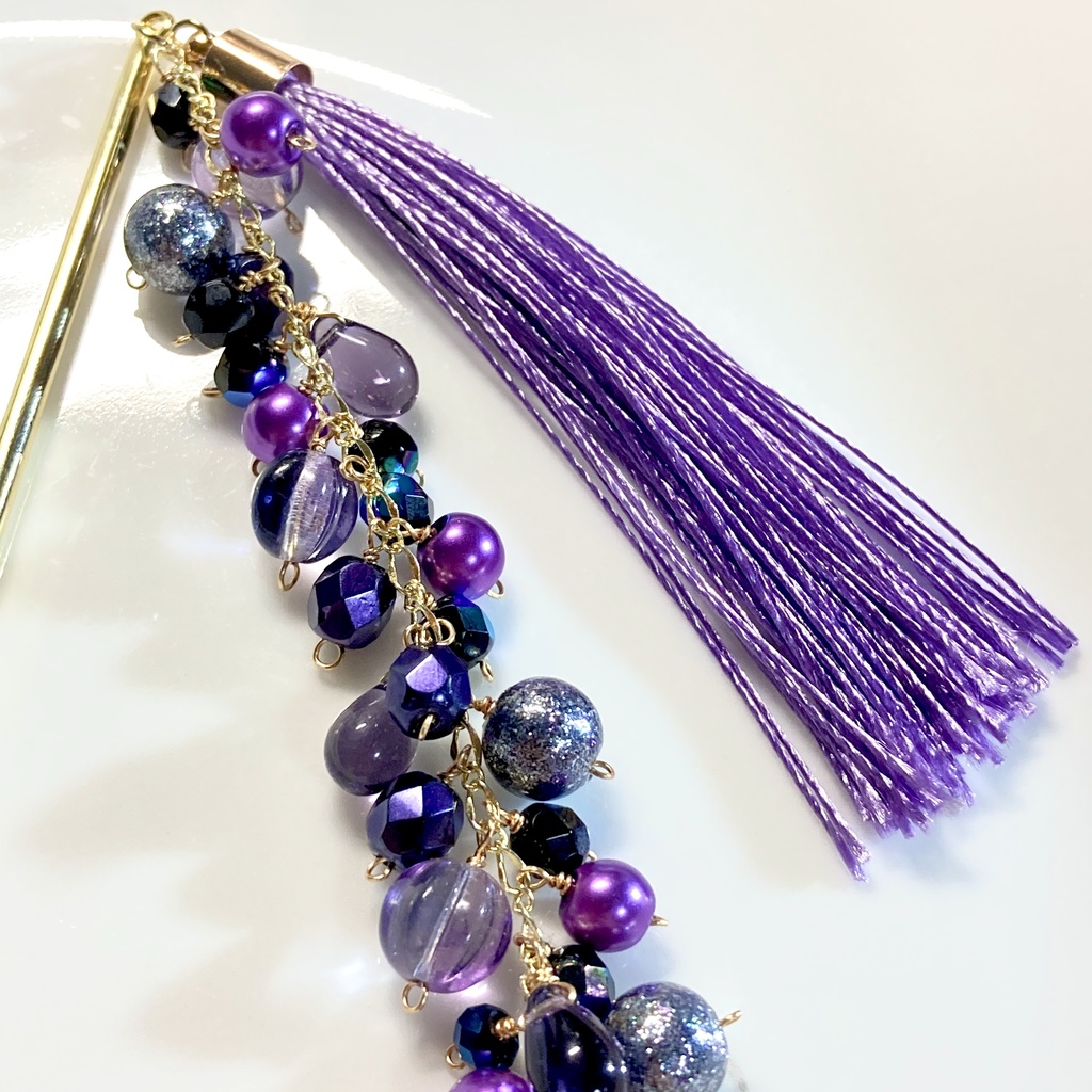 ツイステ/オクタヴィネル寮イメージカラー 簪