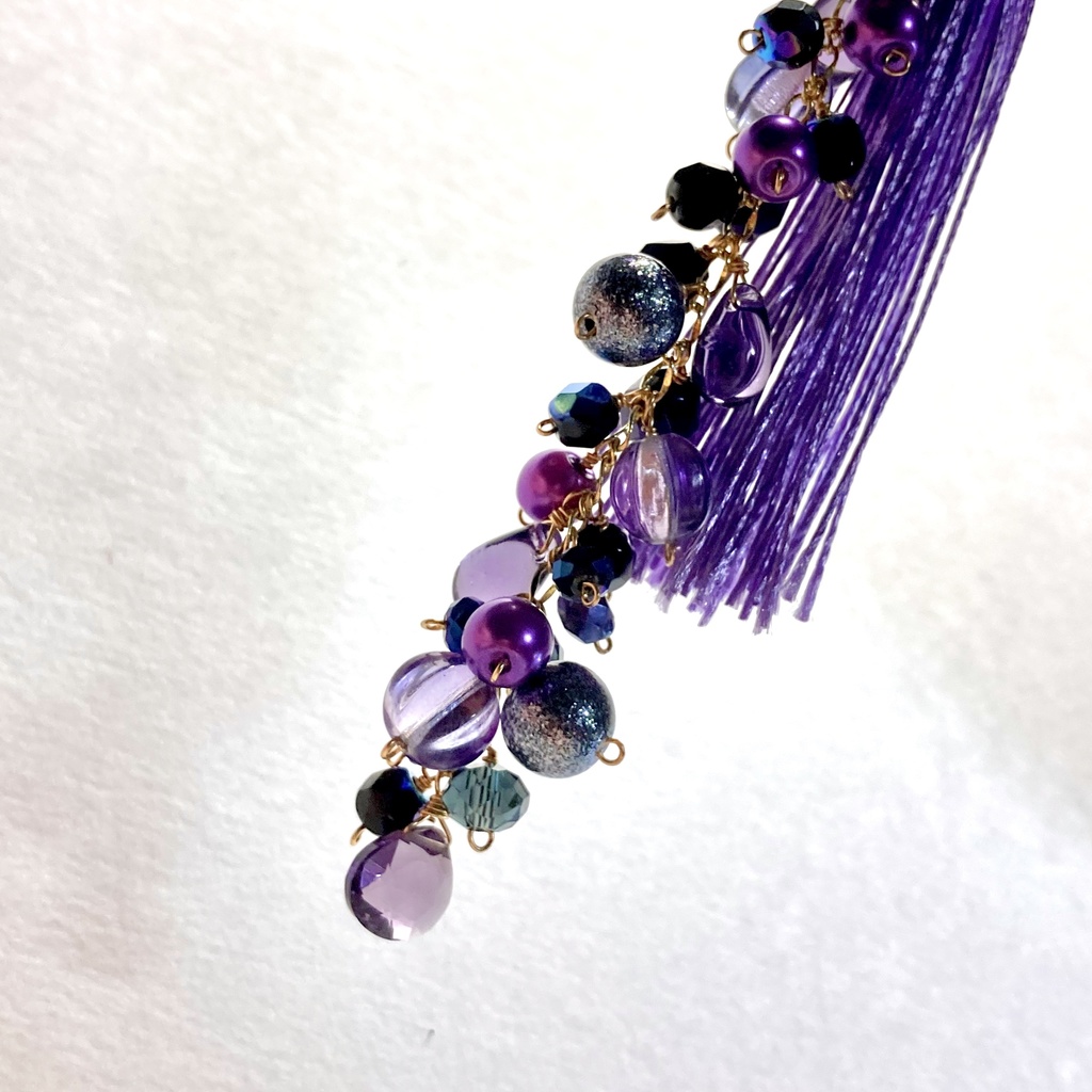 ツイステ/オクタヴィネル寮イメージカラー 簪