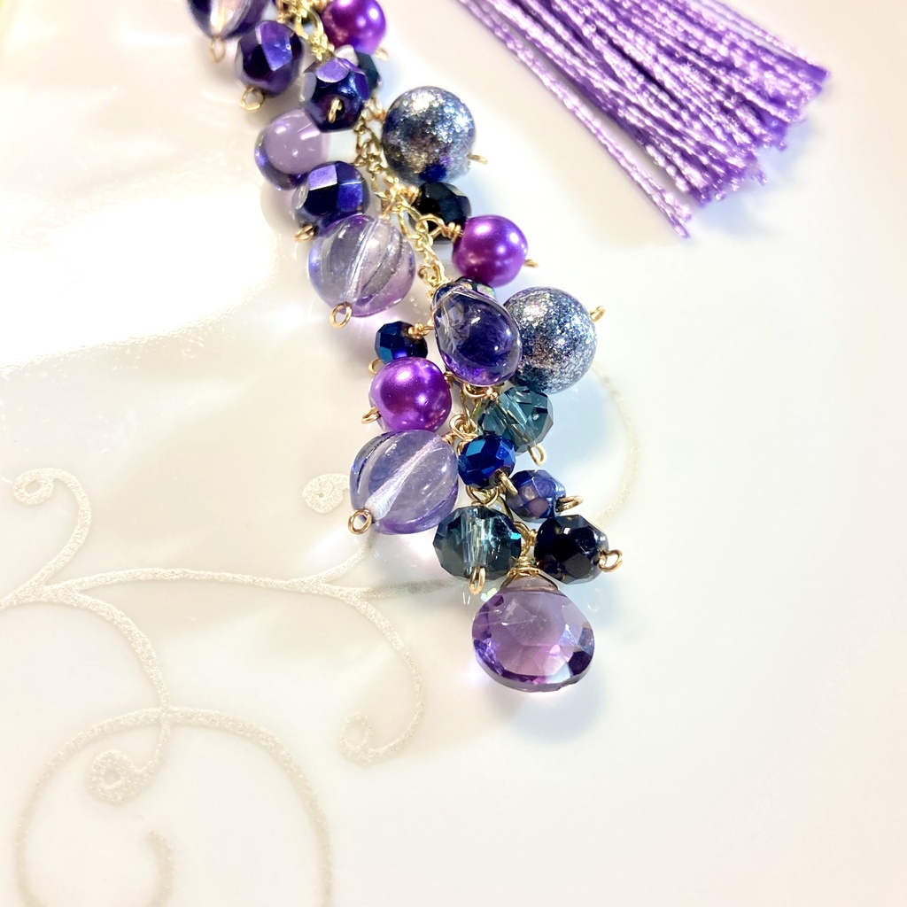 ツイステ/オクタヴィネル寮イメージカラー 簪