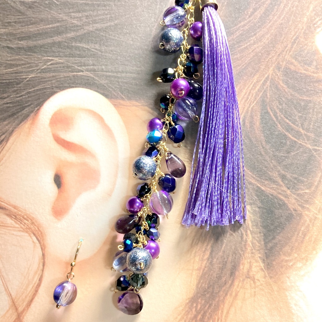 ツイステ/オクタヴィネル寮イメージカラー 簪