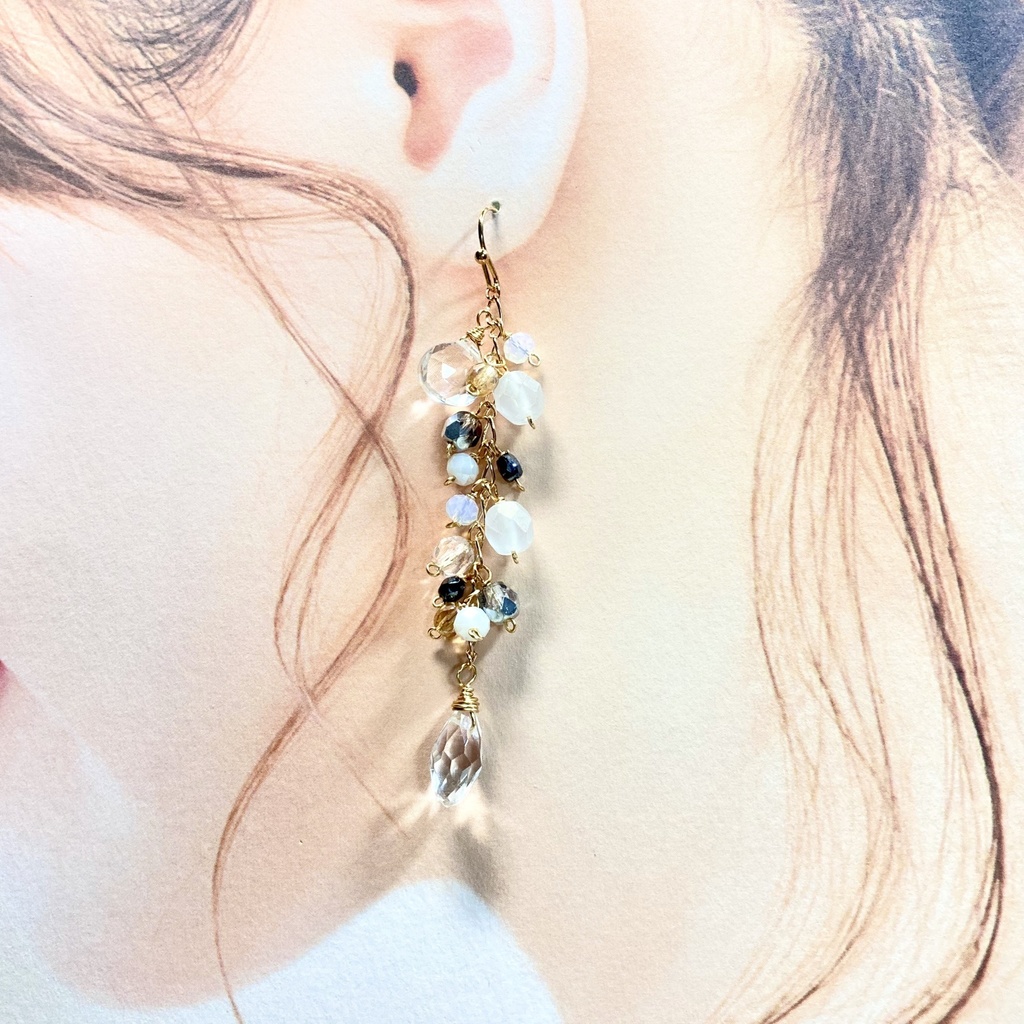 鶴丸国永 イメージカラー ピアス / イヤリング