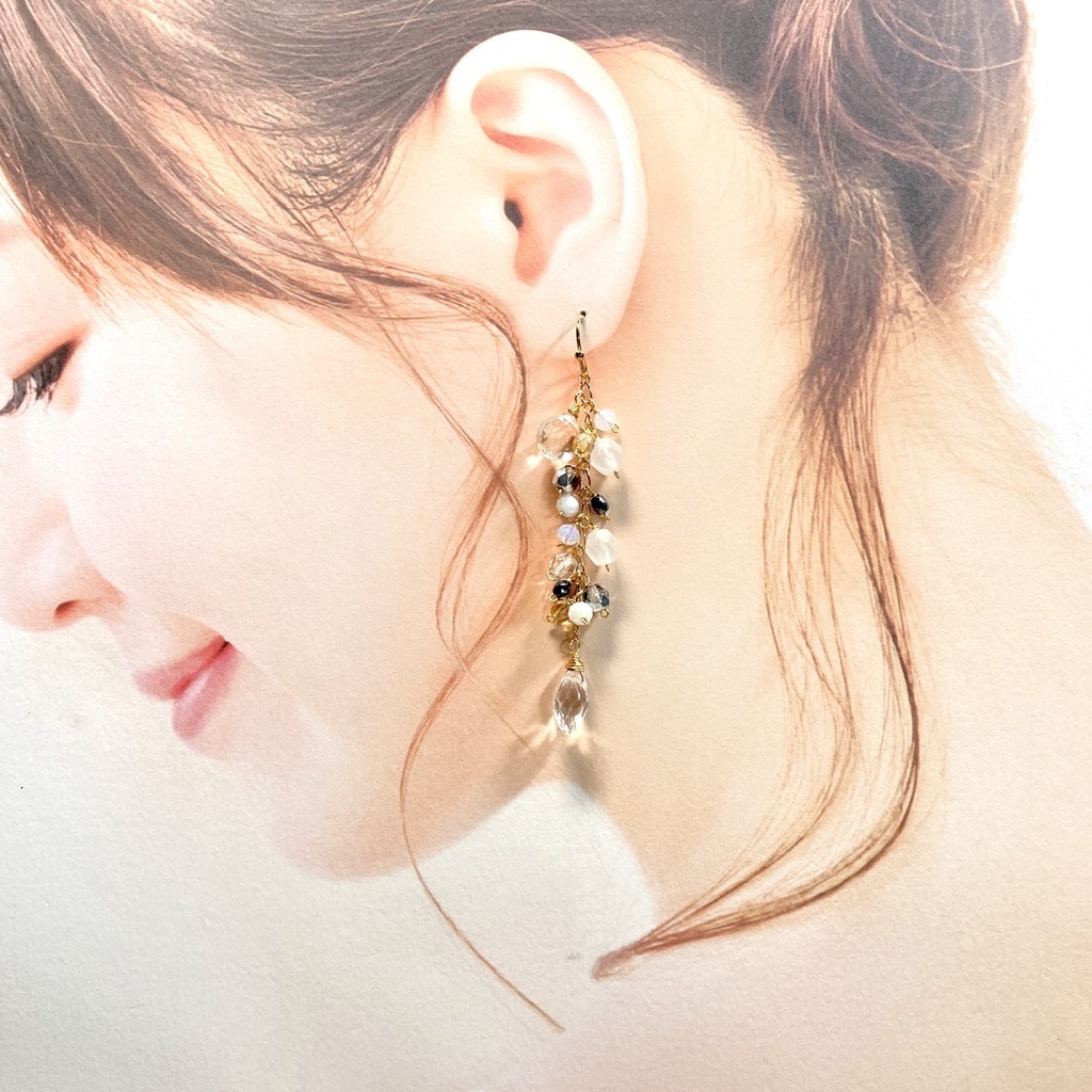 鶴丸国永 イメージカラー ピアス / イヤリング