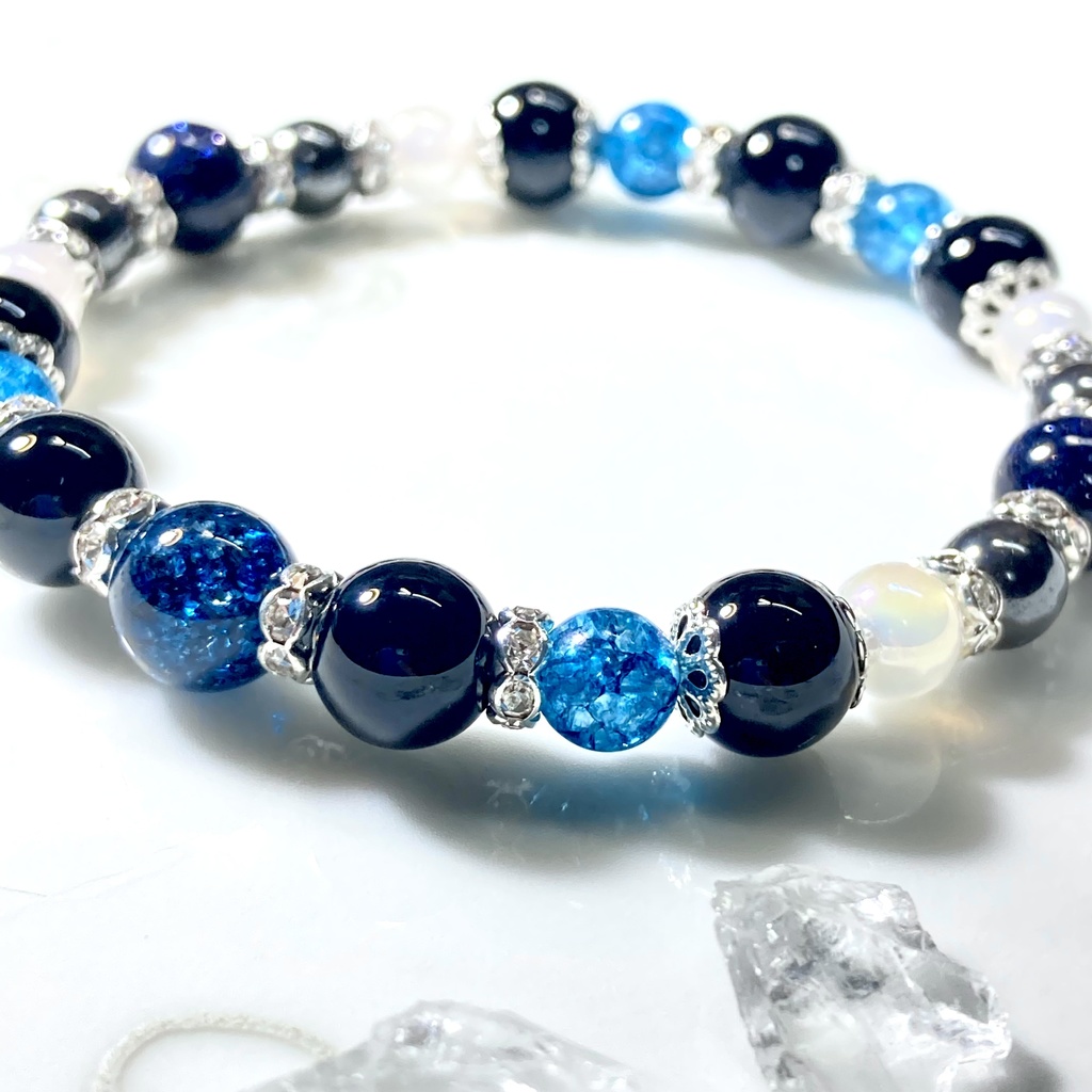 五条悟 イメージカラー 天然石ブレスレット