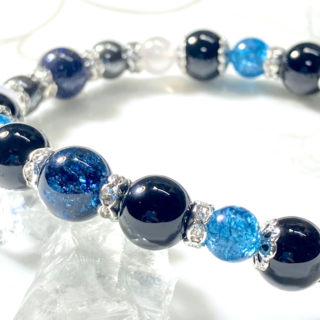 五条悟 イメージカラー 天然石ブレスレット