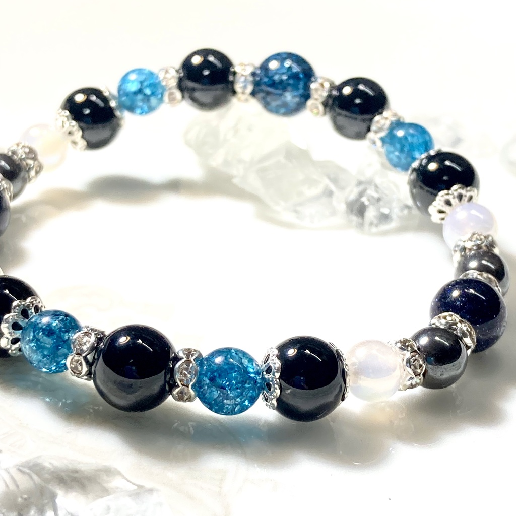 五条悟 イメージカラー 天然石ブレスレット