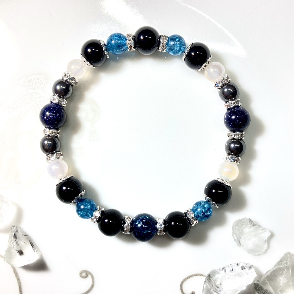 五条悟 イメージカラー 天然石ブレスレット