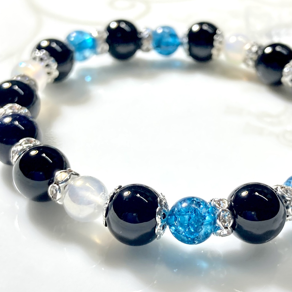 五条悟 イメージカラー 天然石ブレスレット