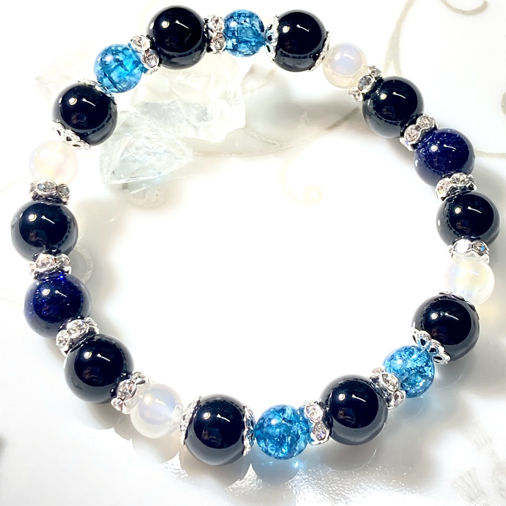 五条悟 イメージカラー 天然石ブレスレット