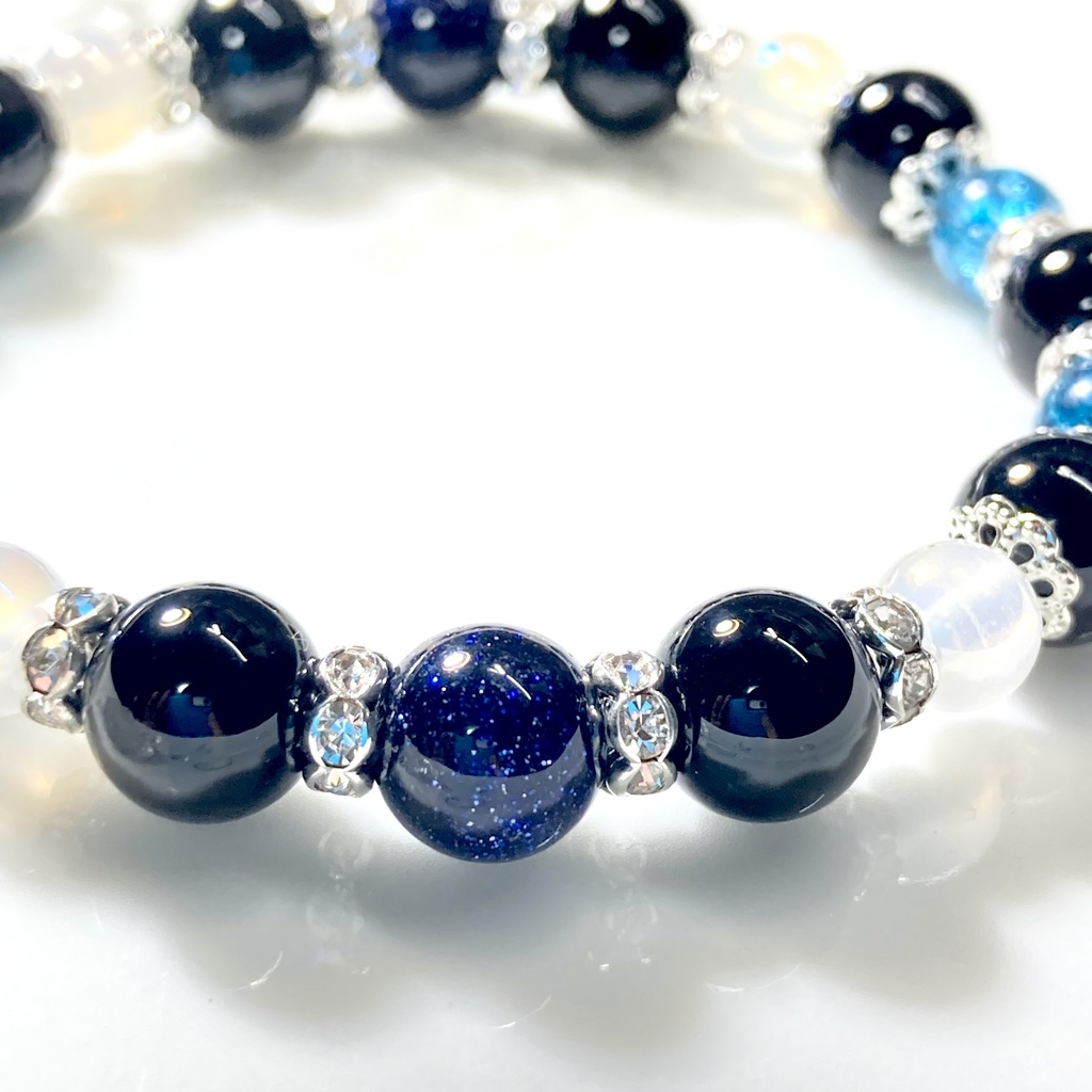 五条悟 イメージカラー 天然石ブレスレット