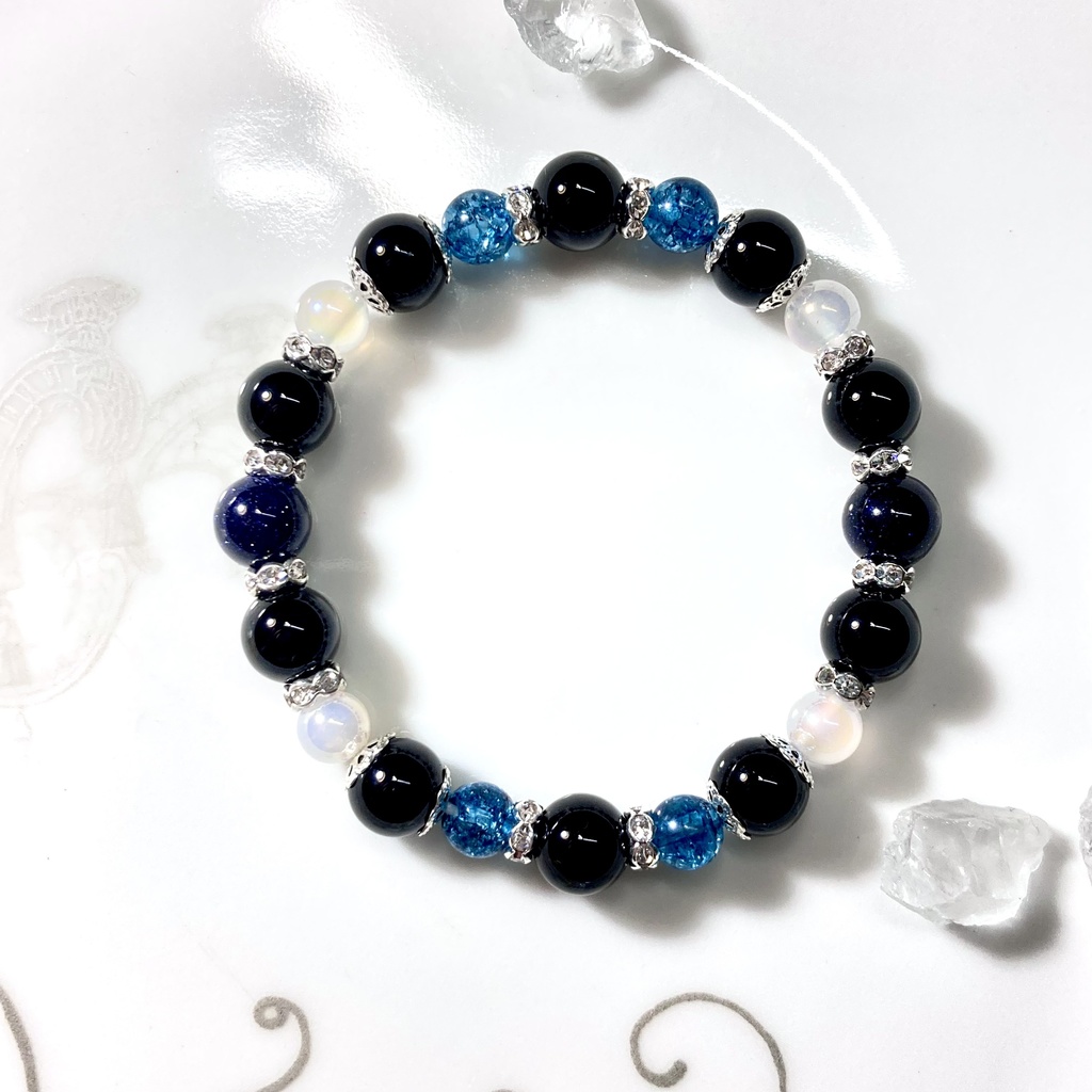 五条悟 イメージカラー 天然石ブレスレット