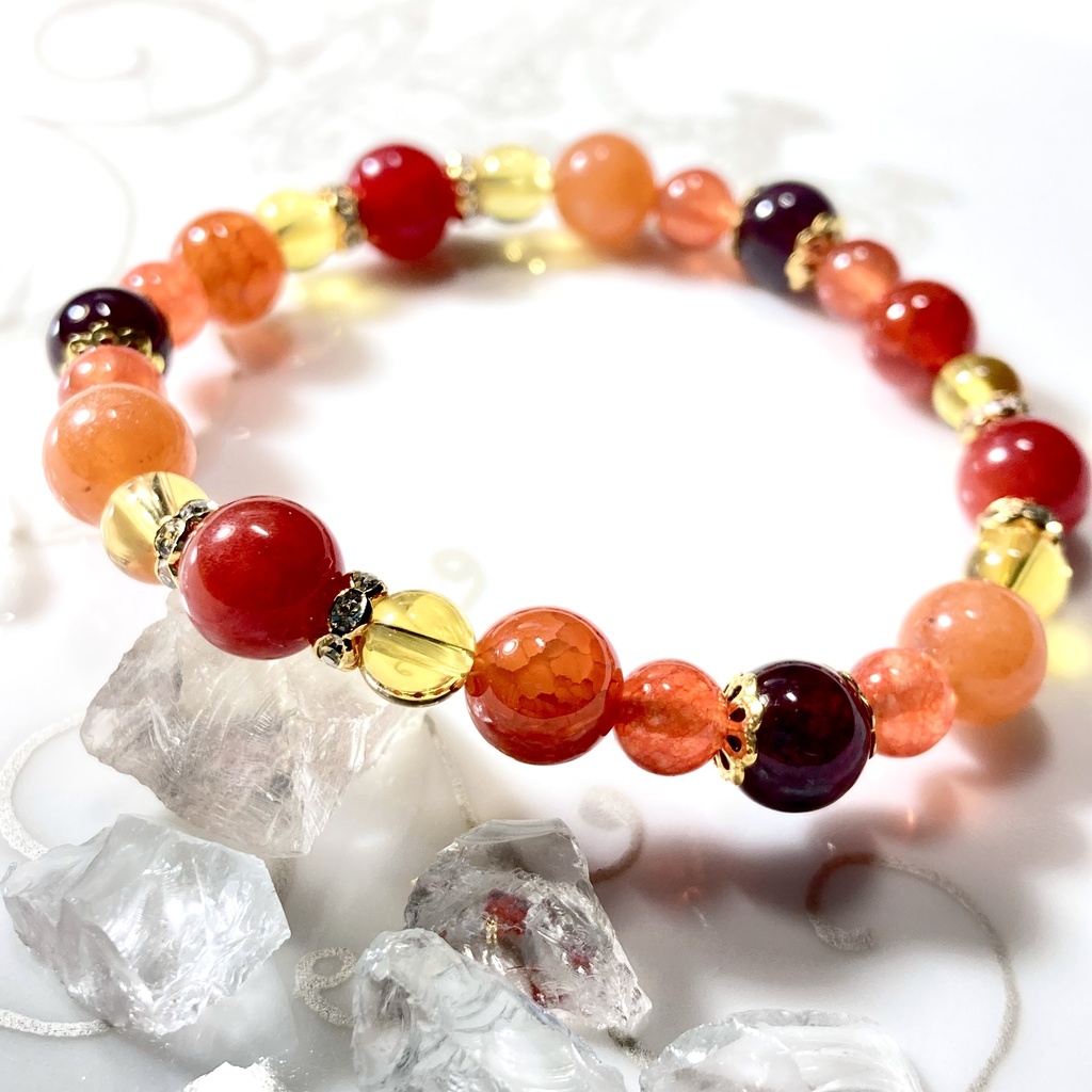 ハリポタ イメージカラー 天然石ブレスレット