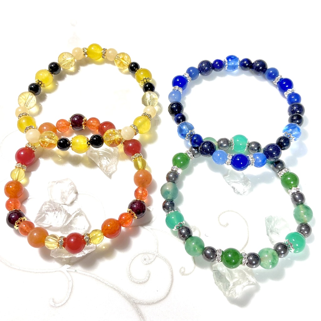 ハリポタ イメージカラー 天然石ブレスレット