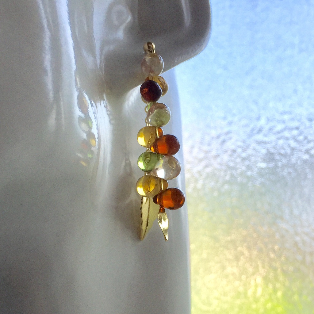 秋色 紅葉ピアスorイヤリング