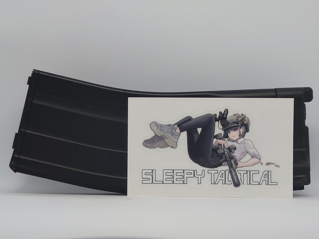 SLEEPY TACTICAL ステッカー 2サイズ 2カラー