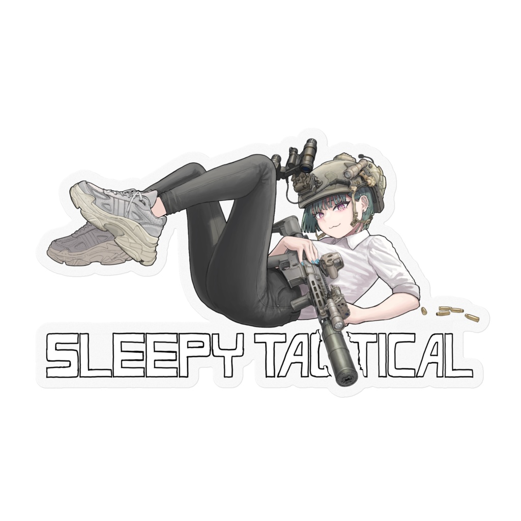 SLEEPY TACTICAL ステッカー 2サイズ 2カラー
