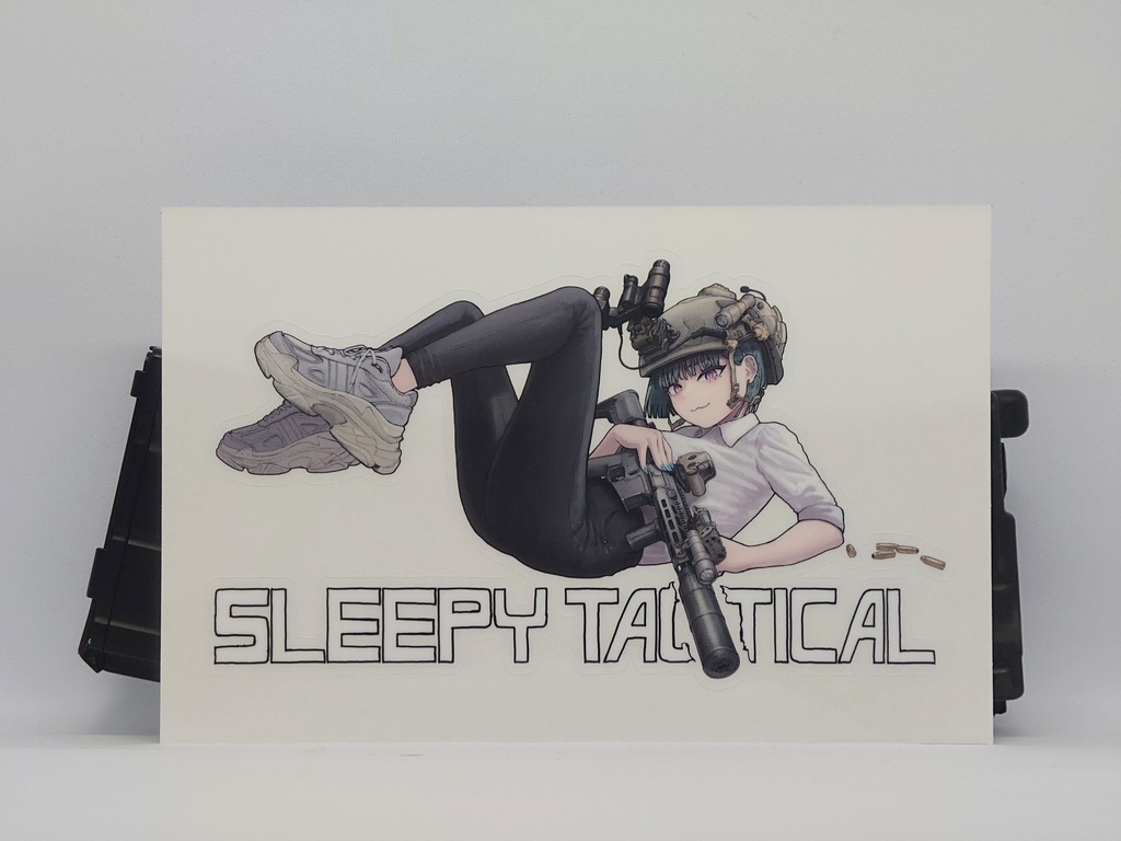 SLEEPY TACTICAL ステッカー 2サイズ 2カラー