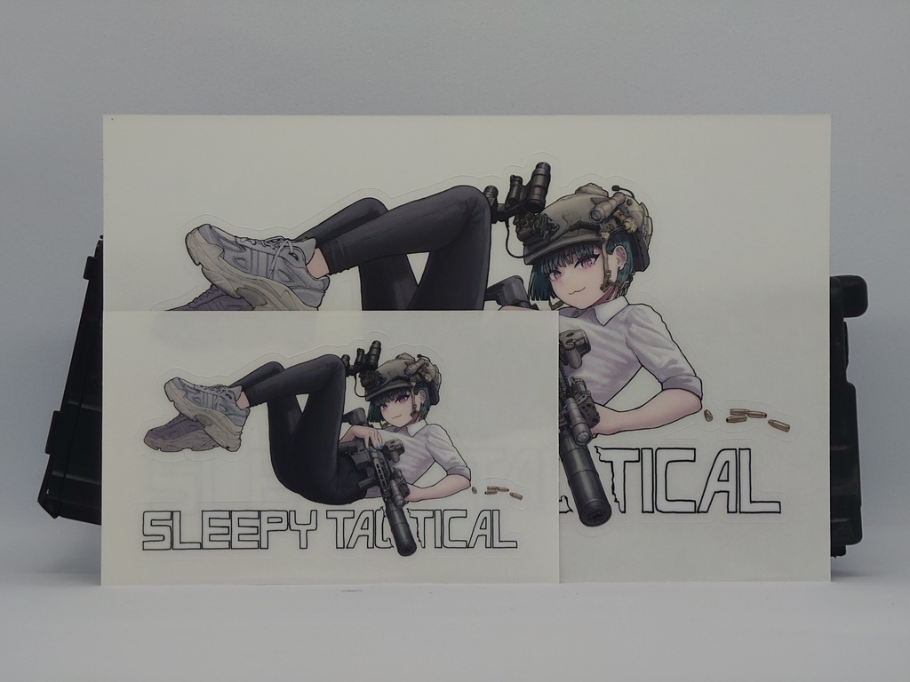 SLEEPY TACTICAL ステッカー 2サイズ 2カラー