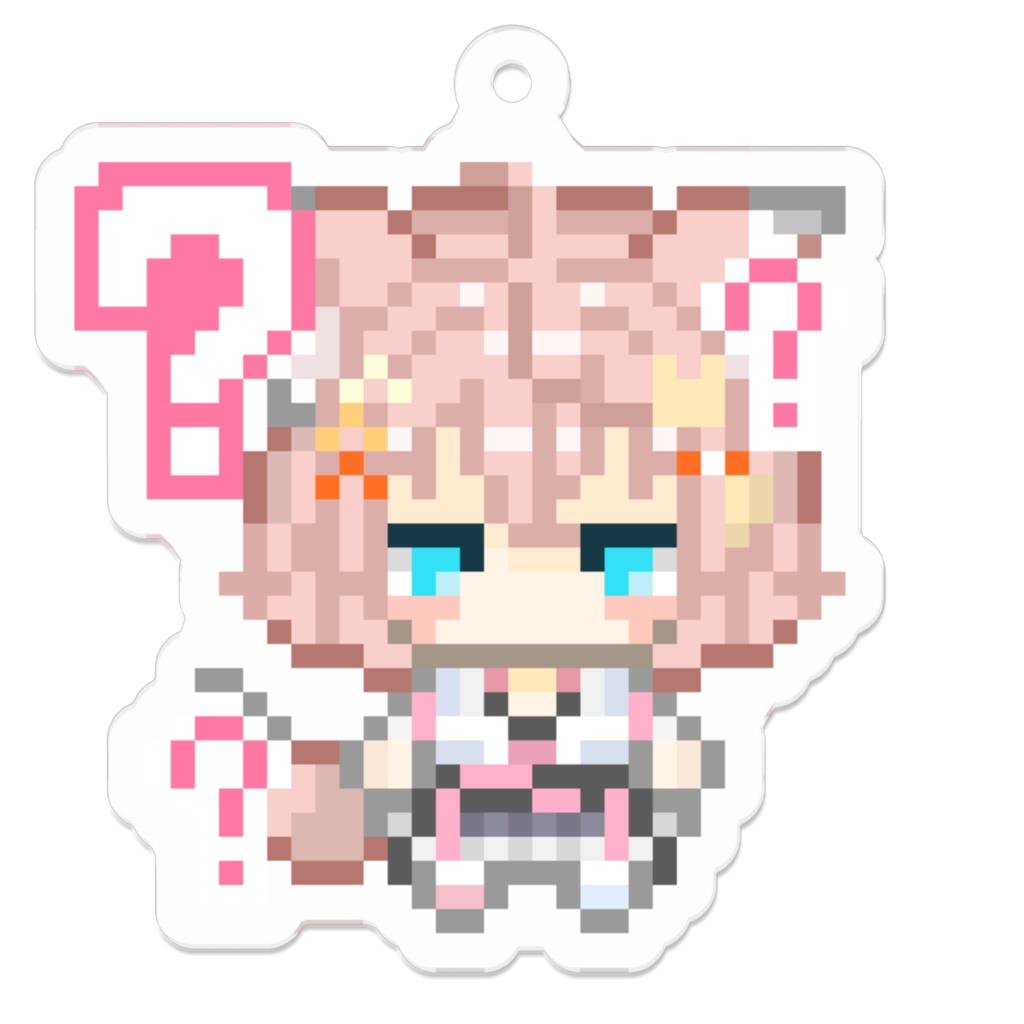 🍊ドット絵アクリルキーホルダー3種