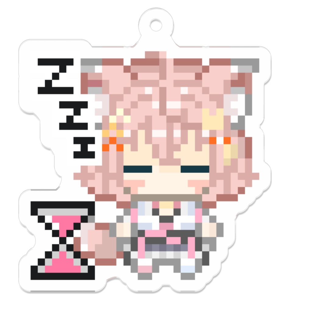 🍊ドット絵アクリルキーホルダー3種