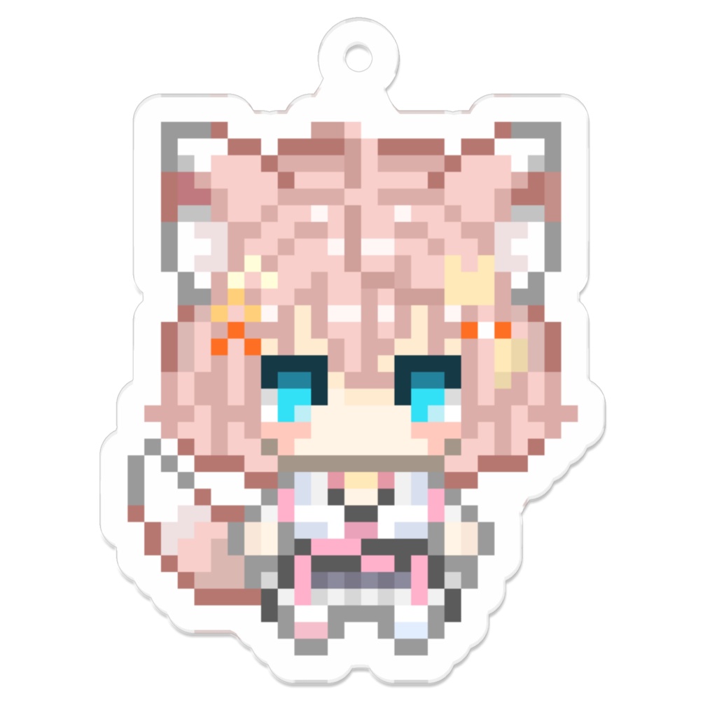 🍊ドット絵アクリルキーホルダー3種