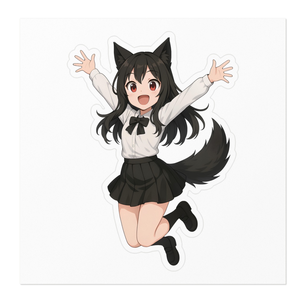 満月のよる ステッカー