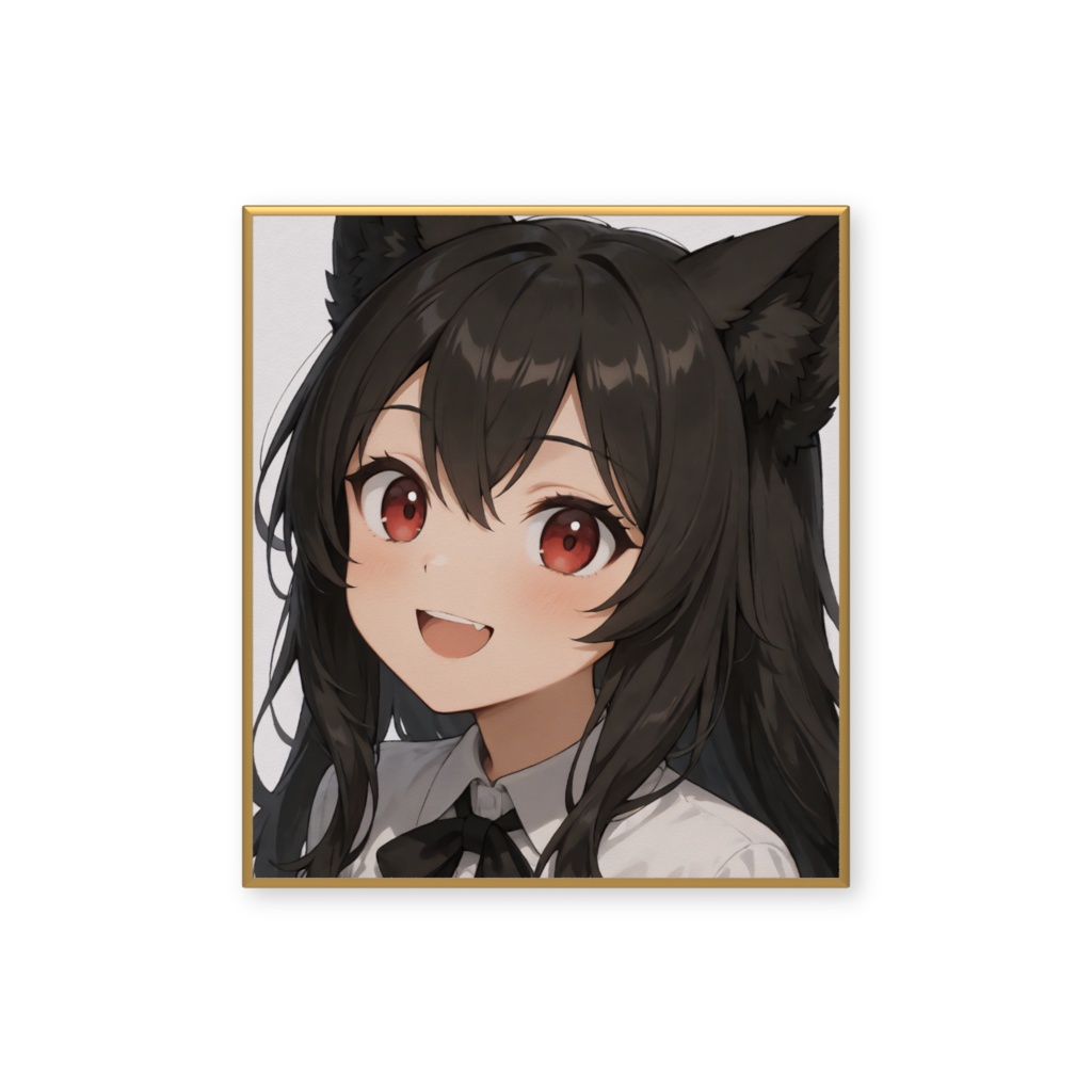 満月のよる ミニ色紙