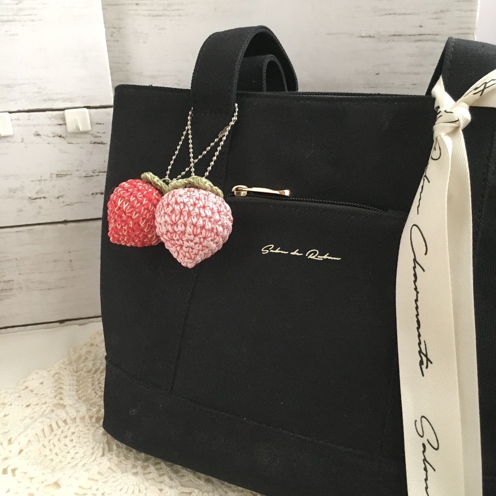 \New!/ツブツブ苺★甘酸っぱいイチゴ \大人気!/鍵へ鞄にプレゼントに!|ストラップ|ボールチェーン2種類