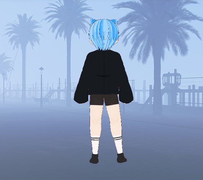 (Vtuber Character) Chibi! Boy Blueberry Character VRM