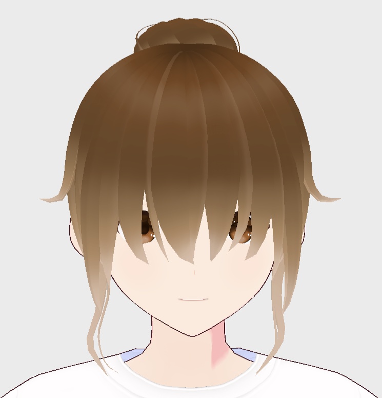 Messy Hair Bun (vroidcustomitem) 
