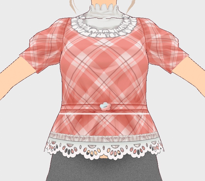 Checkered Top - (Made with Dressmaker)
