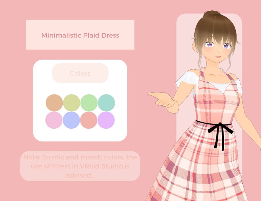 (Free) Minimalistic Plaid Dress