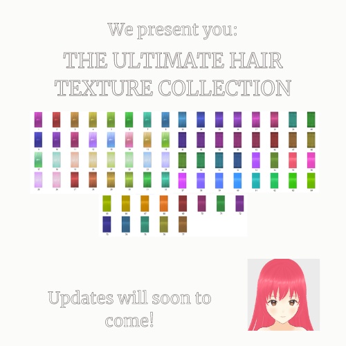 (Free!) The Ultimate Hair Texture Collection (究極のヘアテクスチャコレクション)