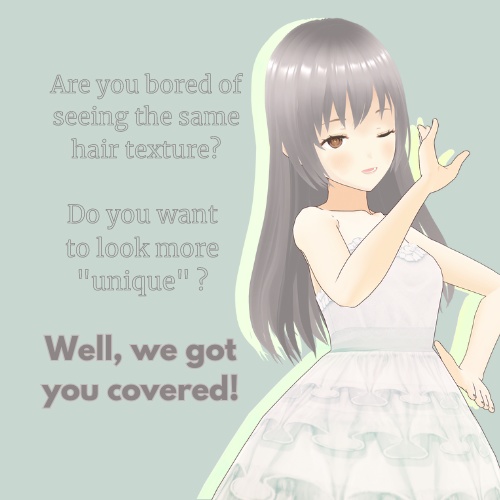 (Free!) The Ultimate Hair Texture Collection (究極のヘアテクスチャコレクション)