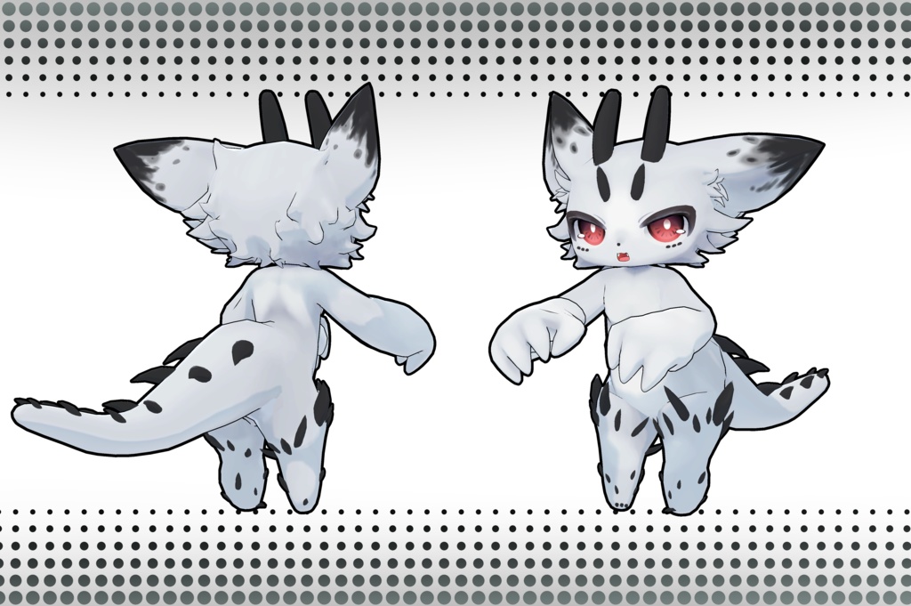 ◆サポート終了◆-キャトラン族の子-Catran- 【オリジナル3Dモデル】