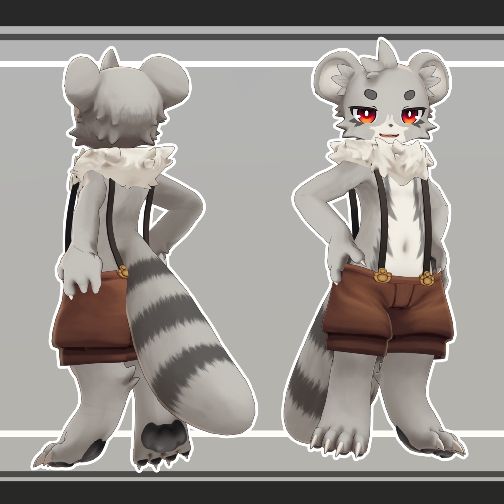 -らくたくん-Rakuta【オリジナル3Dモデル】