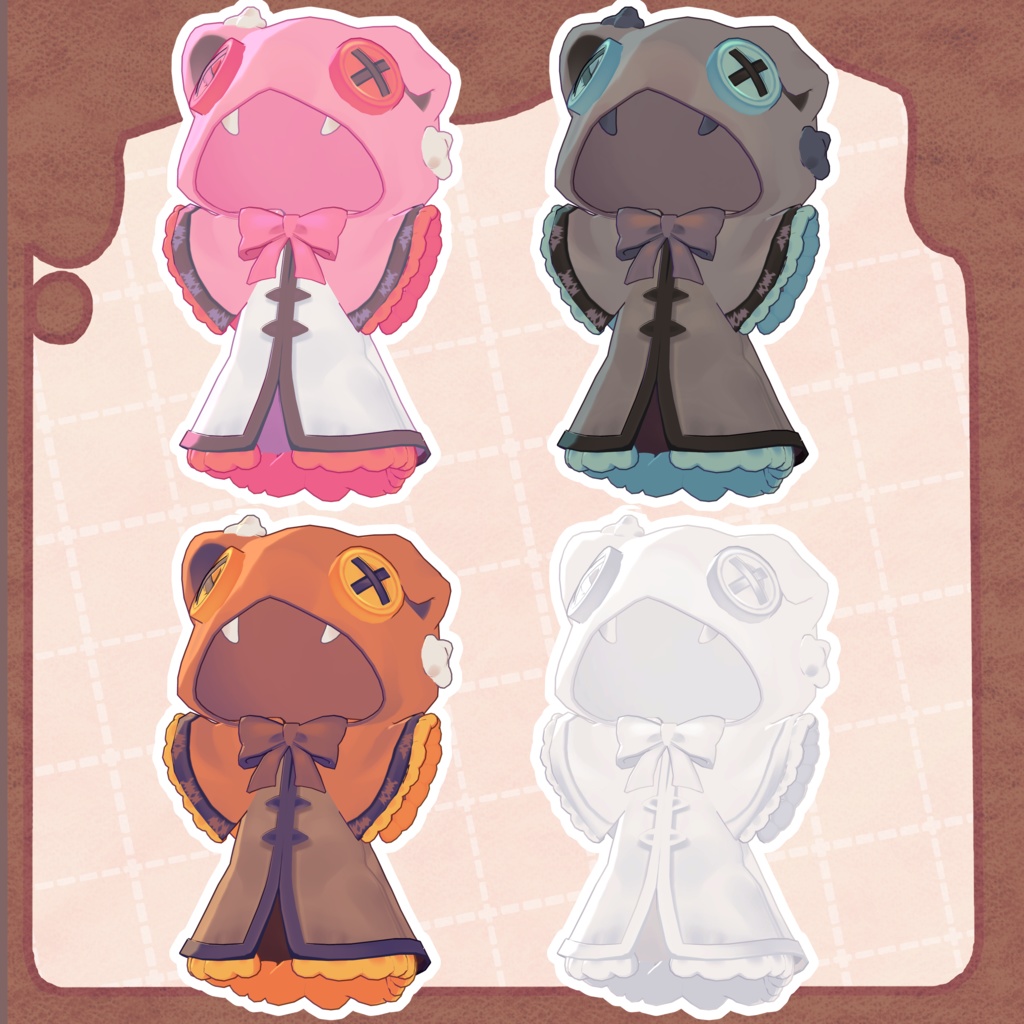 【3モデル対応】がおがおコスチューム