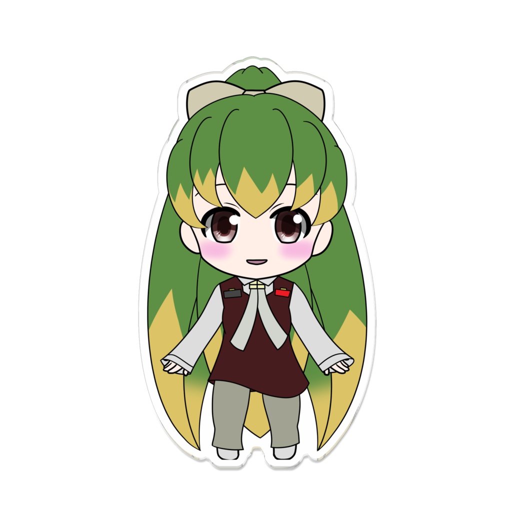 阪急1000系擬人化 一ノ瀬梅子 アクリルバッチ