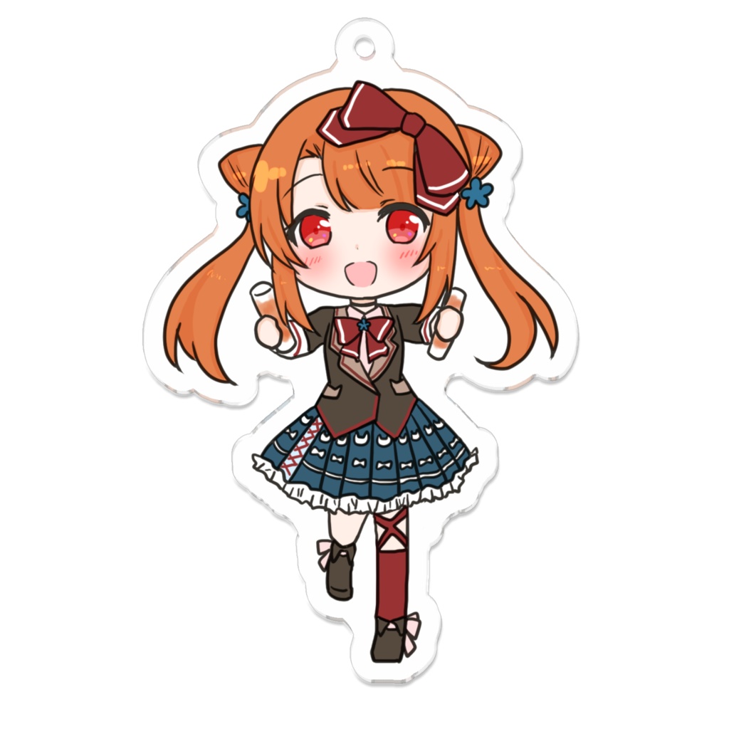 ちくわと霞とむ🐈新衣装記念アクリルキーホルダー