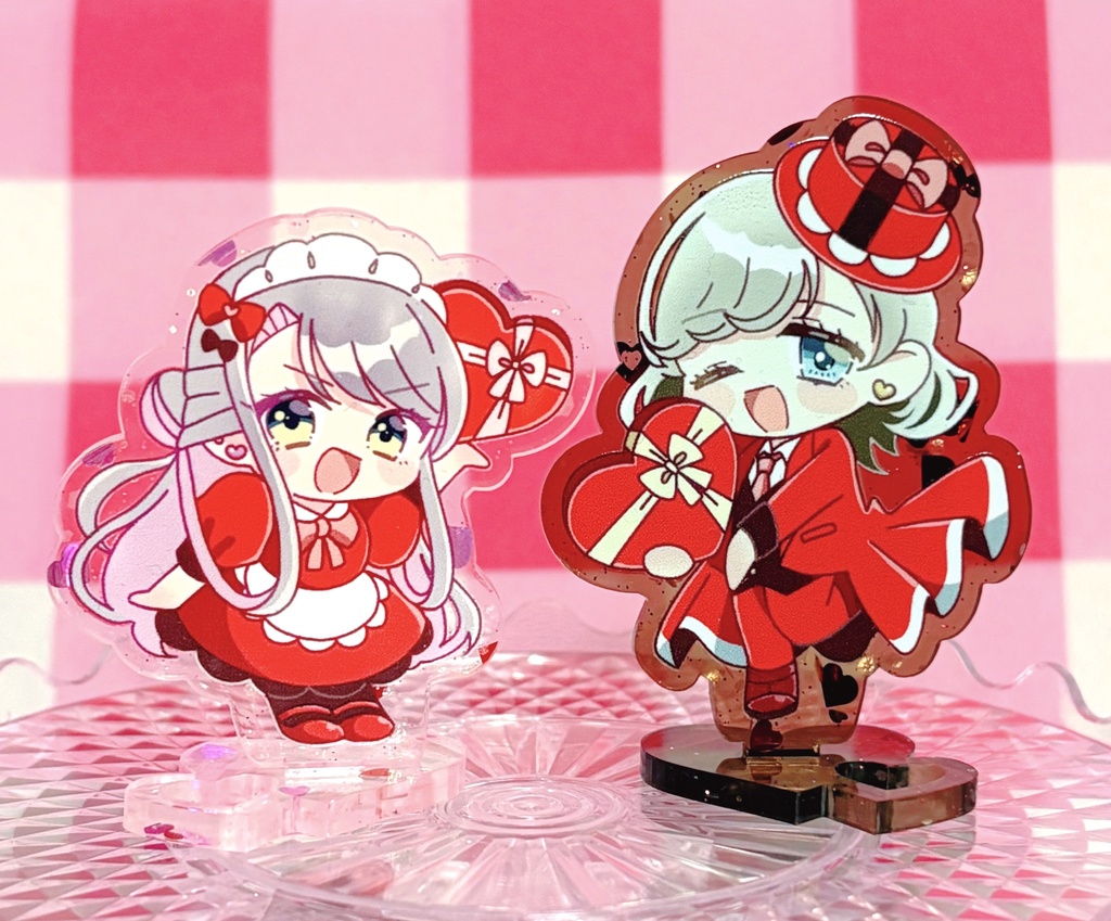 ハートアクリルスタンド