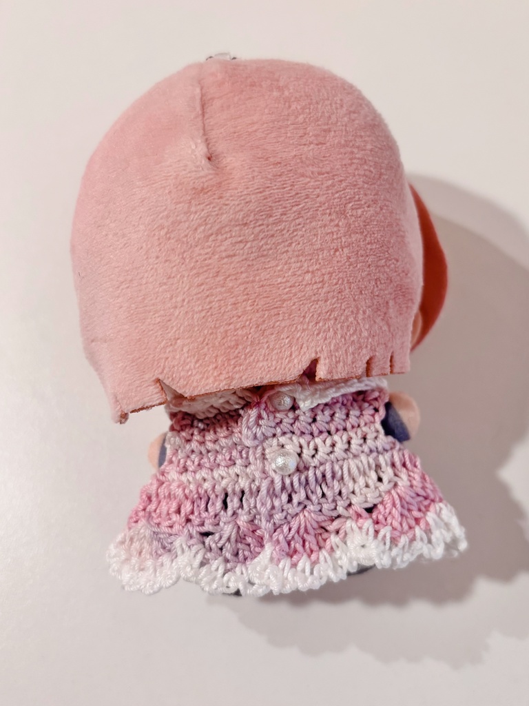 11cm用ぬいのニットワンピース