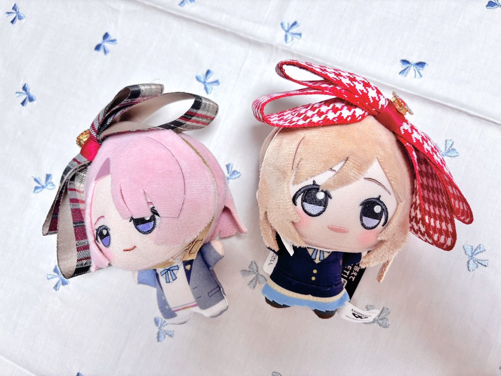 11cmぬい用クリスマスなリボンカチューシャ