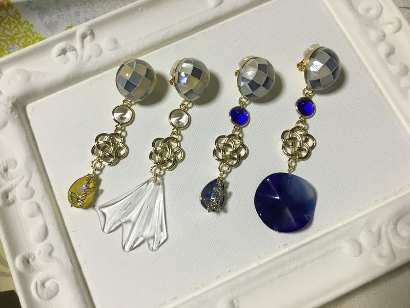 Ｗ山姥切イヤリング