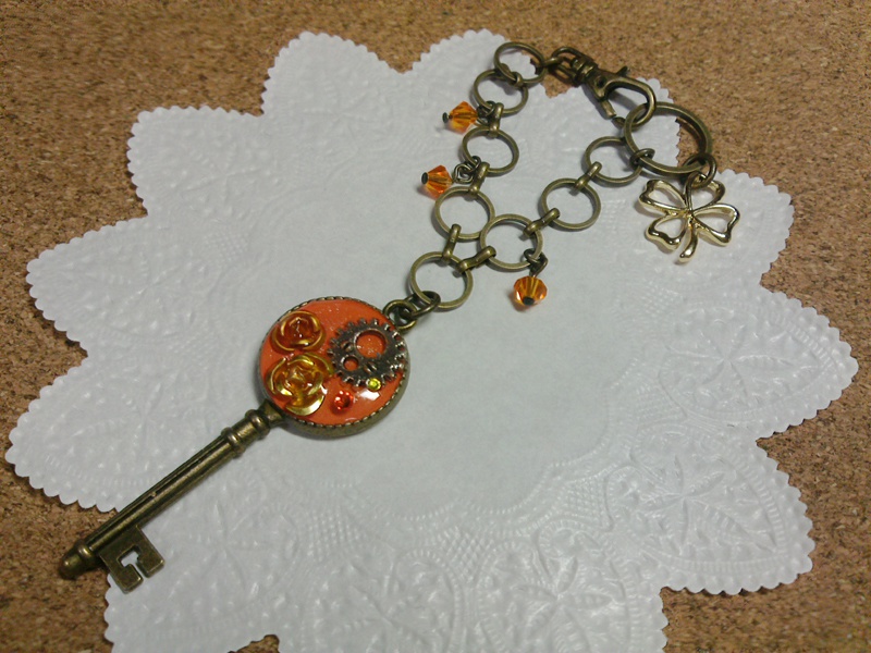 チームQ4の鍵バッグチャーム