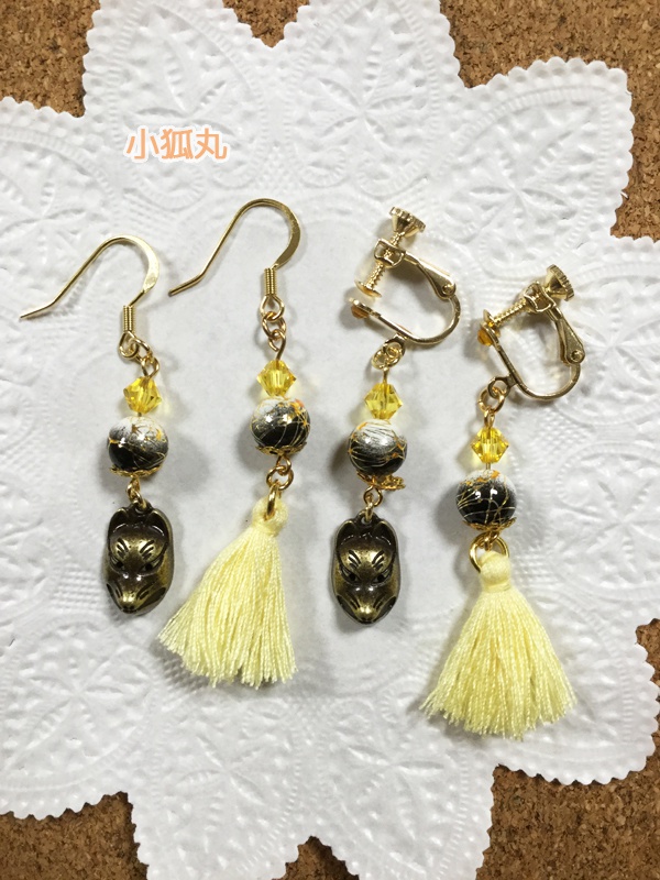 刀剣イヤリング&ピアス@三条+源氏+徳川