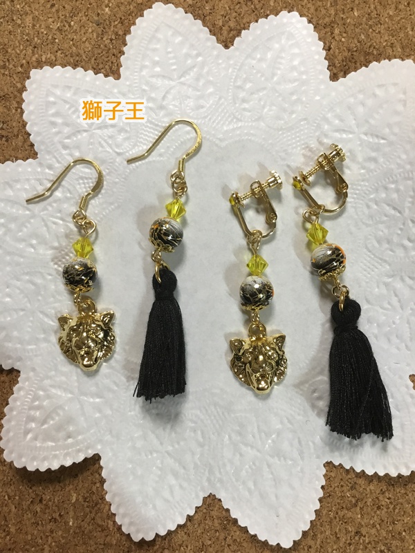 刀剣イヤリング&ピアス@三条+源氏+徳川