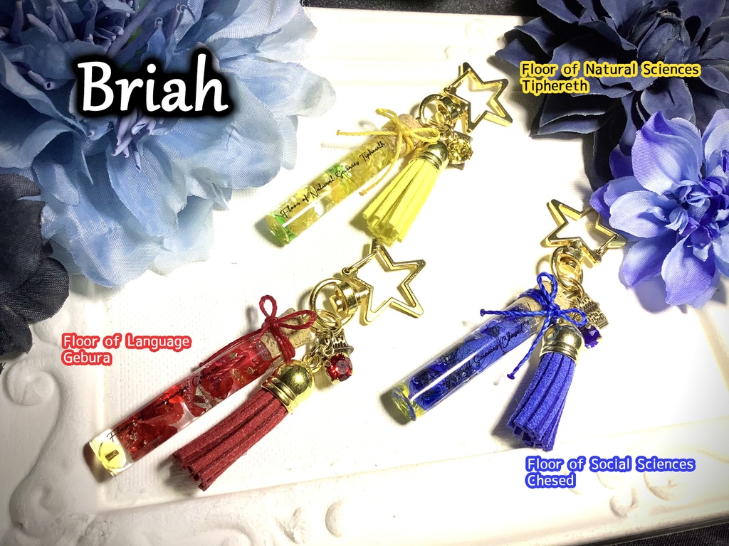 LibraryOfRuinaハーバリウム風レジンキーホルダー