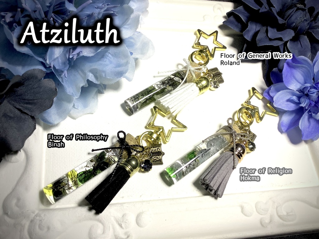 LibraryOfRuinaハーバリウム風レジンキーホルダー