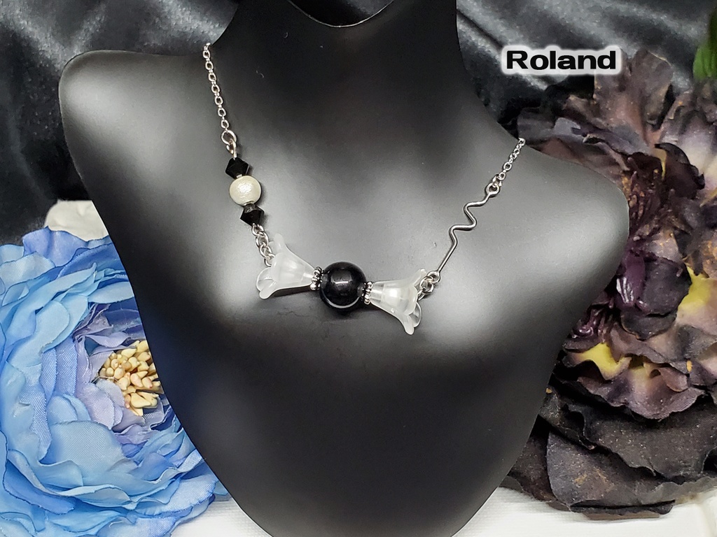 LoR/LC天然石キャンディネックレス