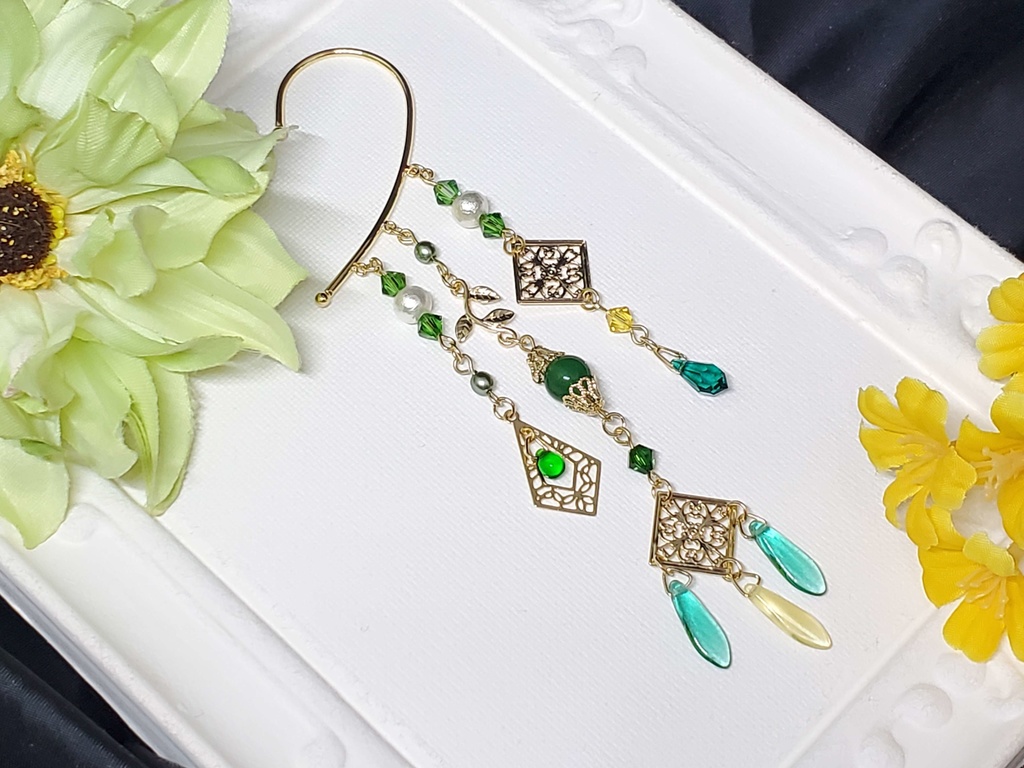 LoR/LC天然石イヤーフック