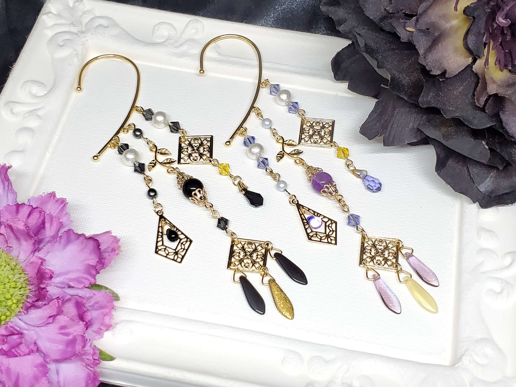 LoR/LC天然石イヤーフック